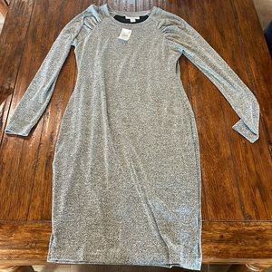 Grey motherhood maternity dress